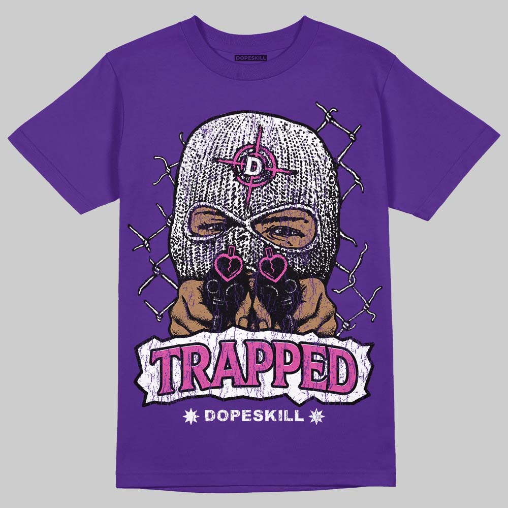 PURPLE Collection DopeSkill T-Shirt New Trapped Graphic