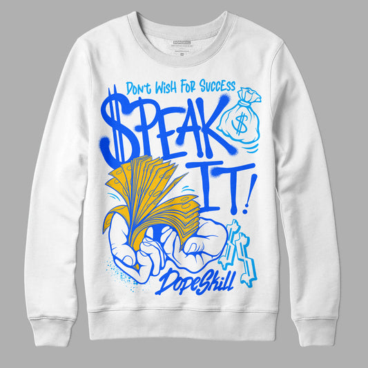 Royal Blue Collection DopeSkill Sweatshirt Speak It Graphic