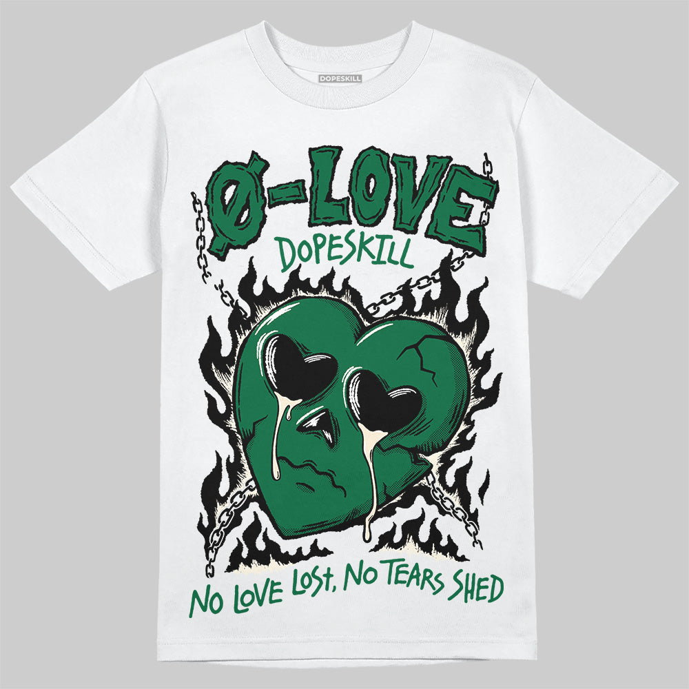 Pine Green 13s DopeSkill T-Shirt Crying Heart Graphic