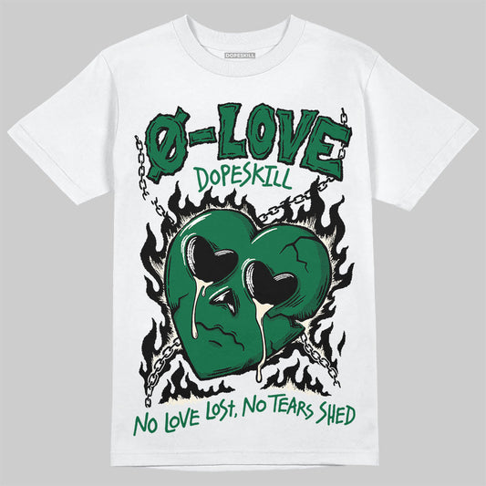 Pine Green 13s DopeSkill T-Shirt Crying Heart Graphic