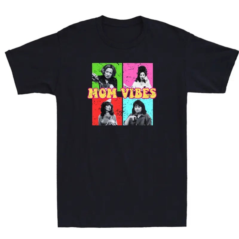 90's Mom Vibes Funny Mom Life Mothers Day Gift Retro Unisex Short Sleeve T-Shirt Hoodie, Sweatshirt | HypeCrazeTee.com