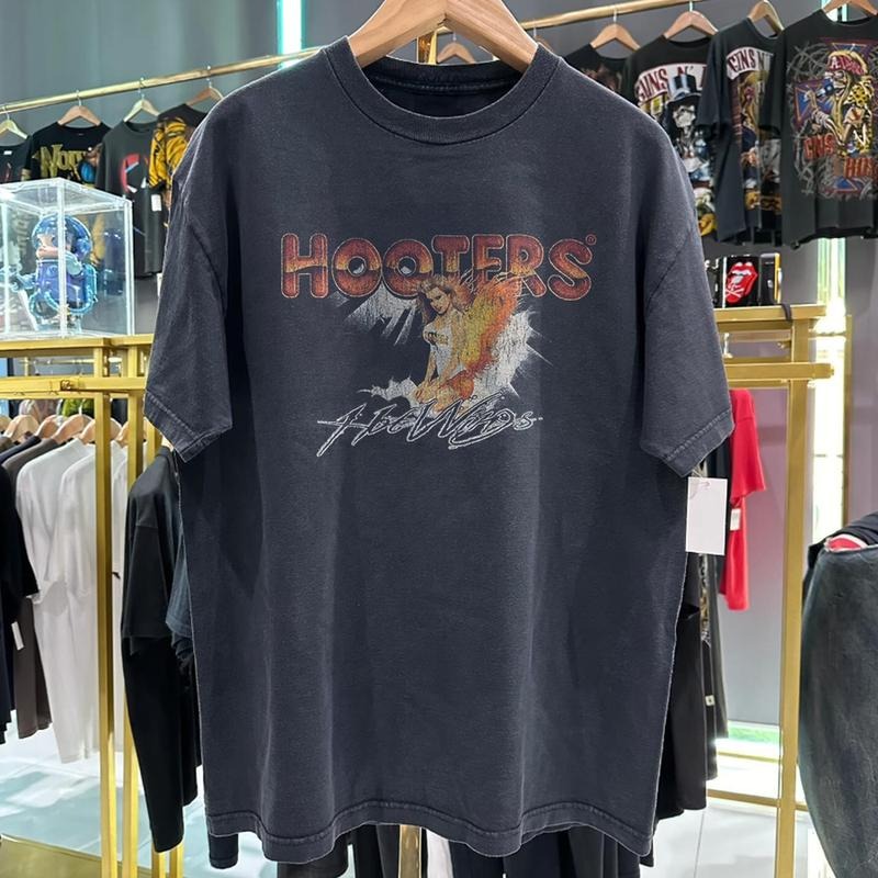 90S Hooters 'Hotwings' Rare  Black T-Shirt Unisex Shirt Gift for him, Gift for her, Gift for fan Hoodie, Sweatshirt