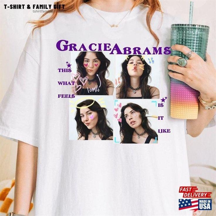 90s Gracie Abrams Album Shirt, This Is What It Feels Like Music Merch Hoodie, Sweatshirt | HypeCrazeTee.com