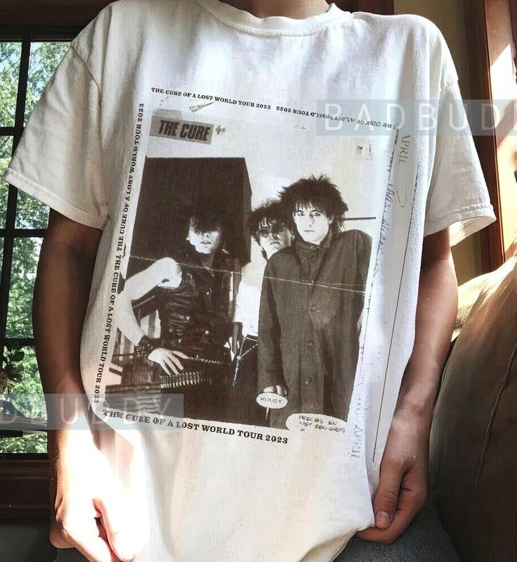 90s The Cure T-shirt, The Cure Retro T shirt, The Cure band T-Shirt Hoodie, Sweatshirt | HypeCrazeTee.com