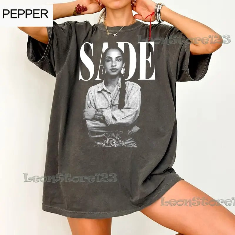 90s Vintage Sade Shirt, Sade Tour Crewneck Tshirt, Sade Pop Music Fan Shirt, Gift For Men Women Unisex Tshirt, Trendy...