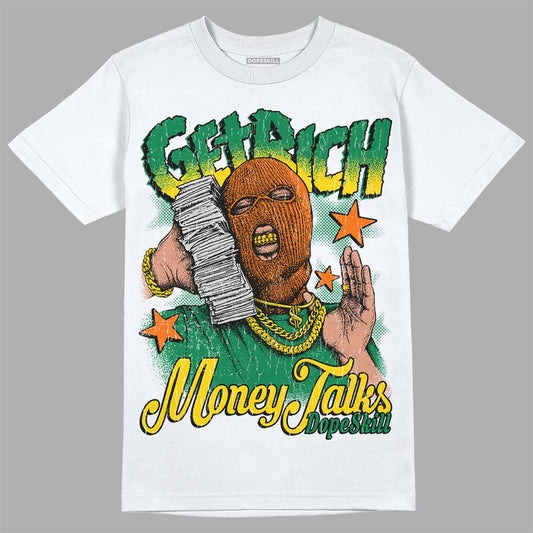 Green Collection DopeSkill T-Shirt Get Rich Graphic