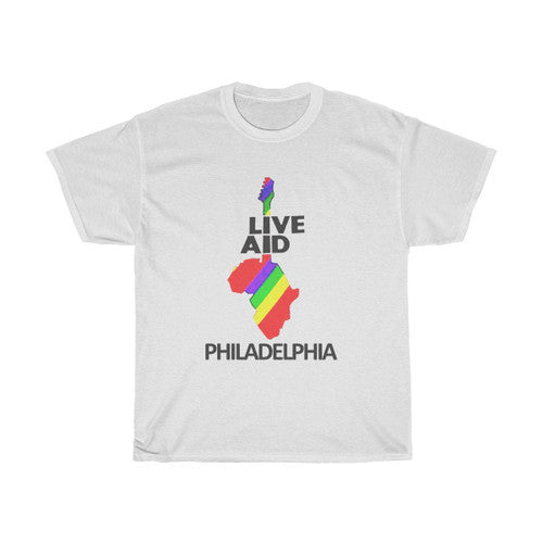 Vintage Rare Live Aid 1985 Philadelphia Concert Man's T-Shirt Tee