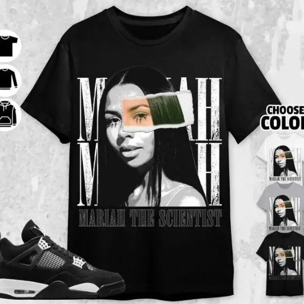 A J 4 White Thunder Unisex T-Shirt, Mariah T S Tees, Shirt To Match Sneaker Hoodie, Sweatshirt | HypeCrazeTee.com