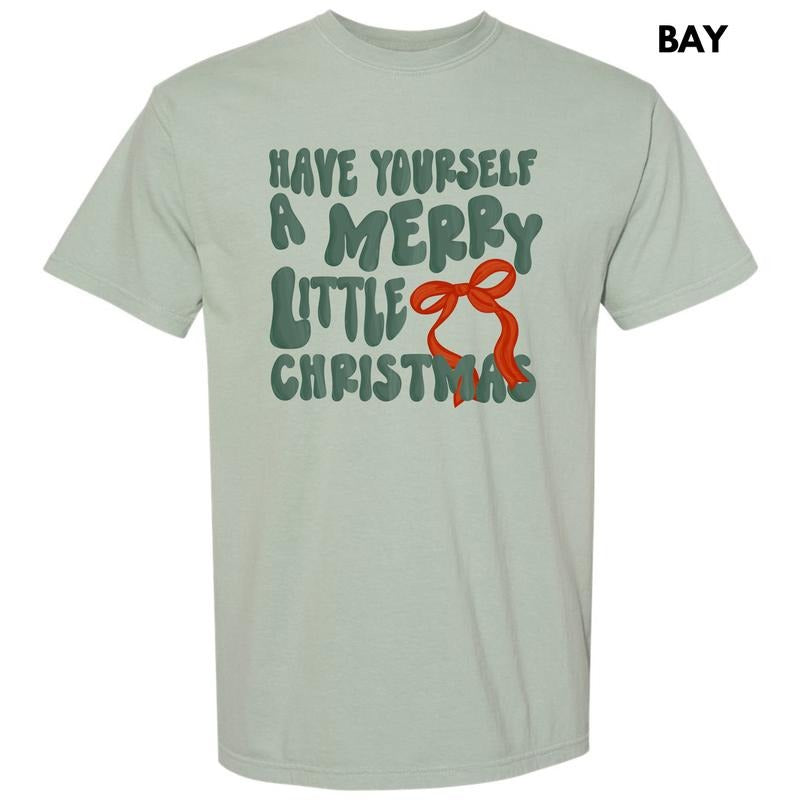 A Merry Little Christmas Comfort Colors T-Shirt 'NLB' Hoodie, Sweatshirt | HypeCrazeTee.com