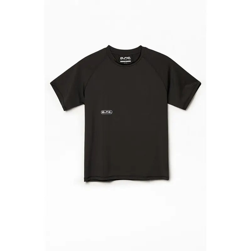 A.R.C. Men's Active Black Raglan Sport T-Shirt Hoodie, Sweatshirt | HypeCrazeTee.com