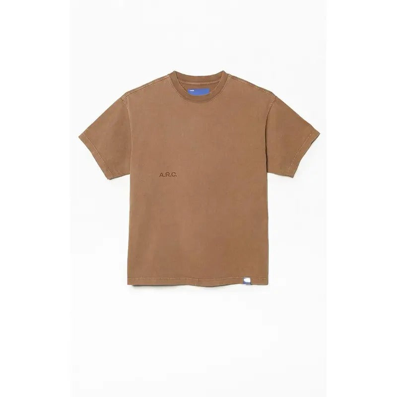 A.R.C. Men's Blue Vintage Wash Heavyweight Fleece Crew Neck Sweatshirt T-Shirts, Hoodie | HypeCrazeTee.com