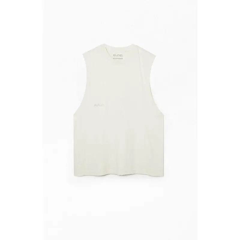 A.R.C. Men's Vintage Wash Off White Comfort Cut Off Muscle T-Shirt Hoodie, Sweatshirt | HypeCrazeTee.com