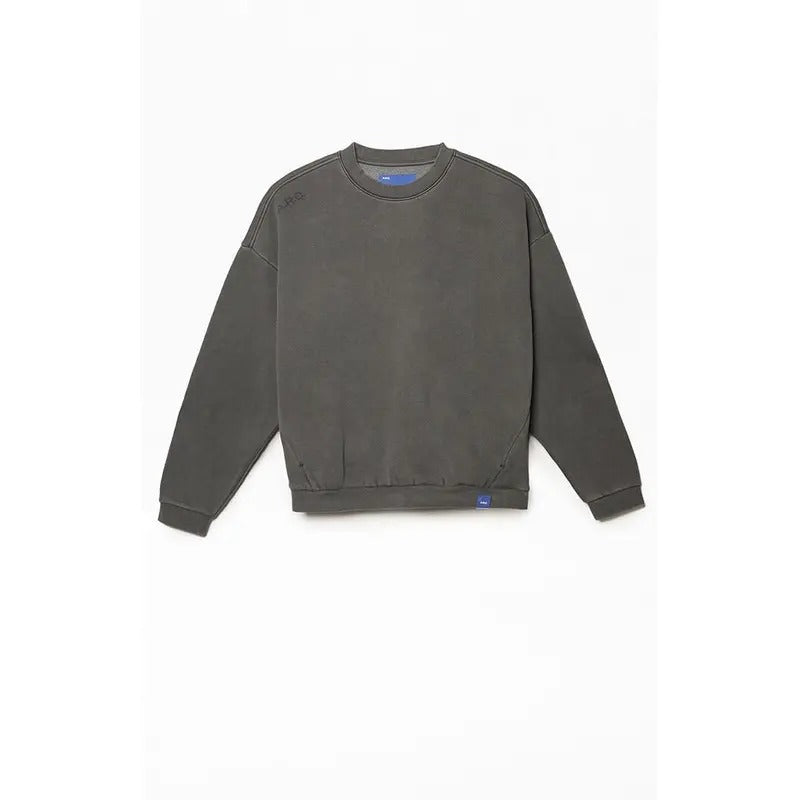 A.R.C. Men's Black Vintage Wash Heavyweight Fleece Crew Neck Sweatshirt T-Shirts, Hoodie | HypeCrazeTee.com