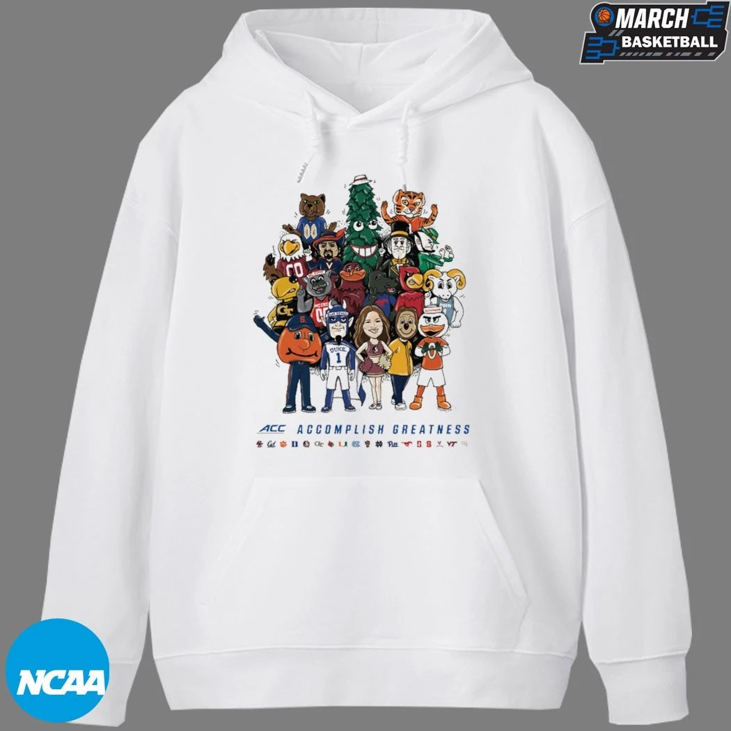 ACC Accomplish Greatness Conference Mascots T-Shirts