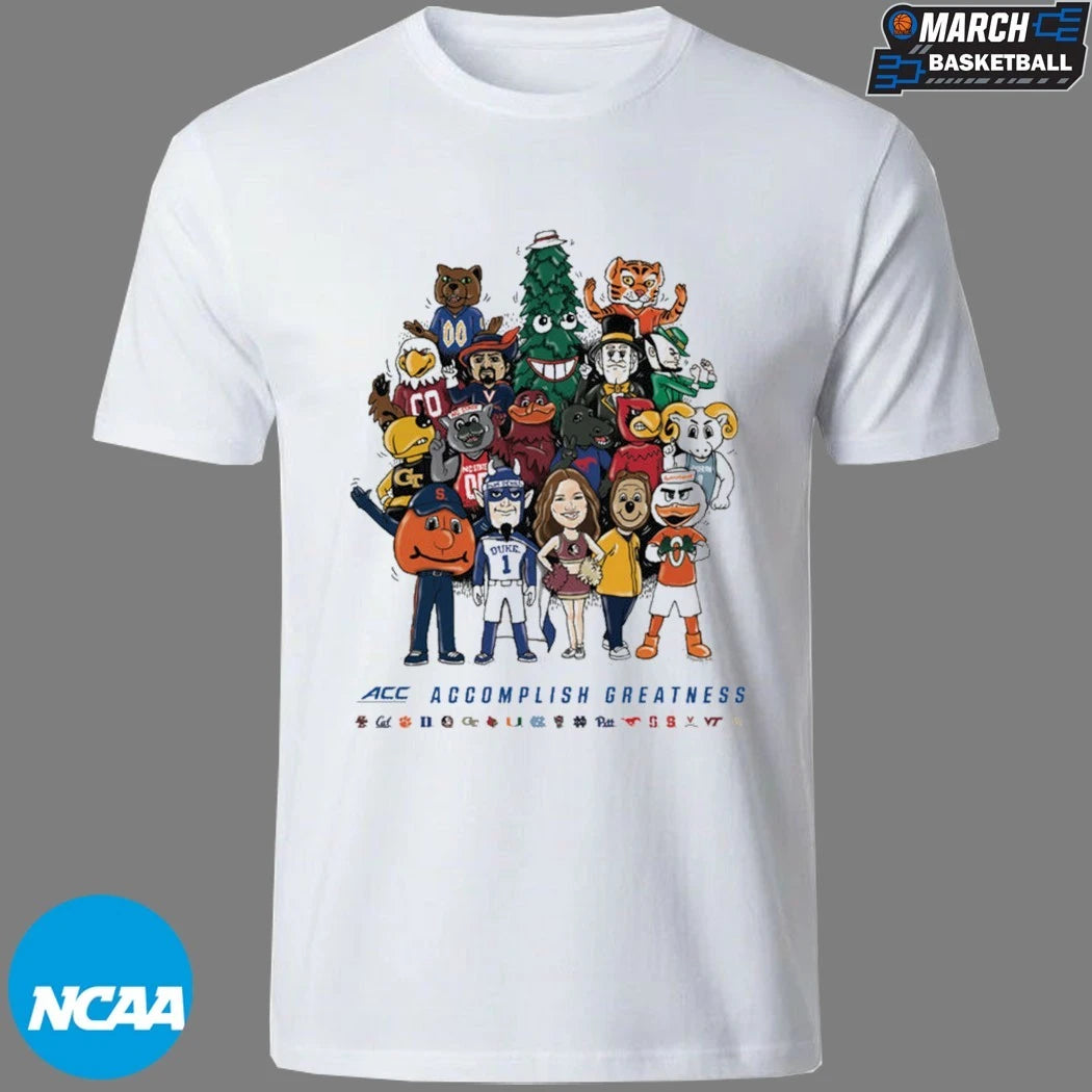 ACC Accomplish Greatness Conference Mascots T-Shirts