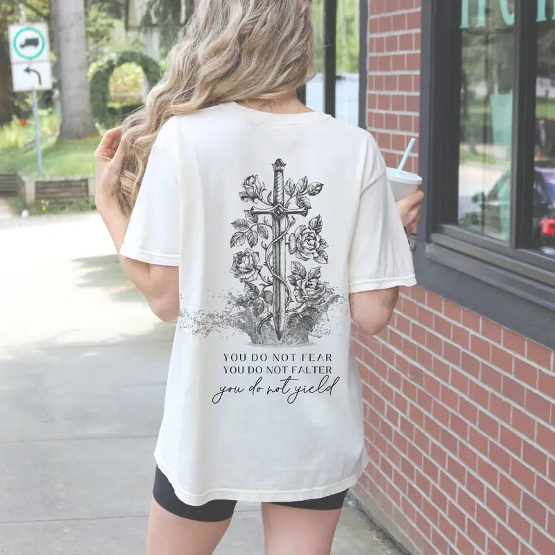 ACOTAR T-Shirt ACOTAR Merch Velaris Shirt You Do Not Yield Rhysand Feyre SJM Merch Sarah J Maas Merch T Acotar Gifts...