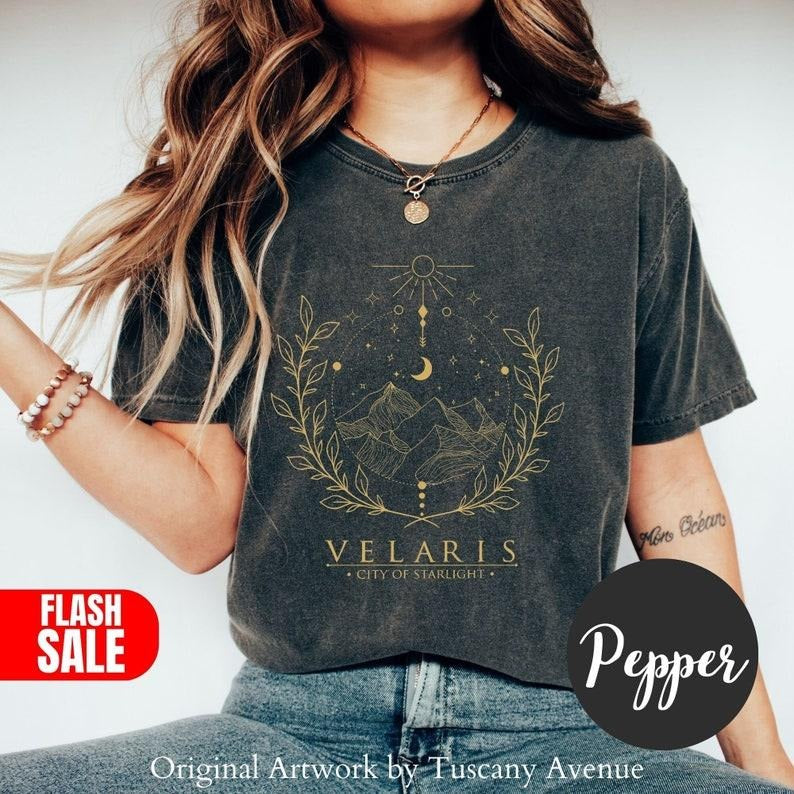 ACOTAR Velaris Merch, The Night Court tshirts, A Court Of Thorn And Roses Shirts, Illyrians Of The Night Court...