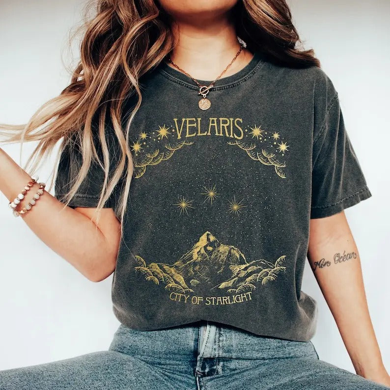 ACOTAR Velaris t-shirt, City of Starlight, Original Design, Night Court t-shirt, SJM merch, Court of Thorn and Roses...