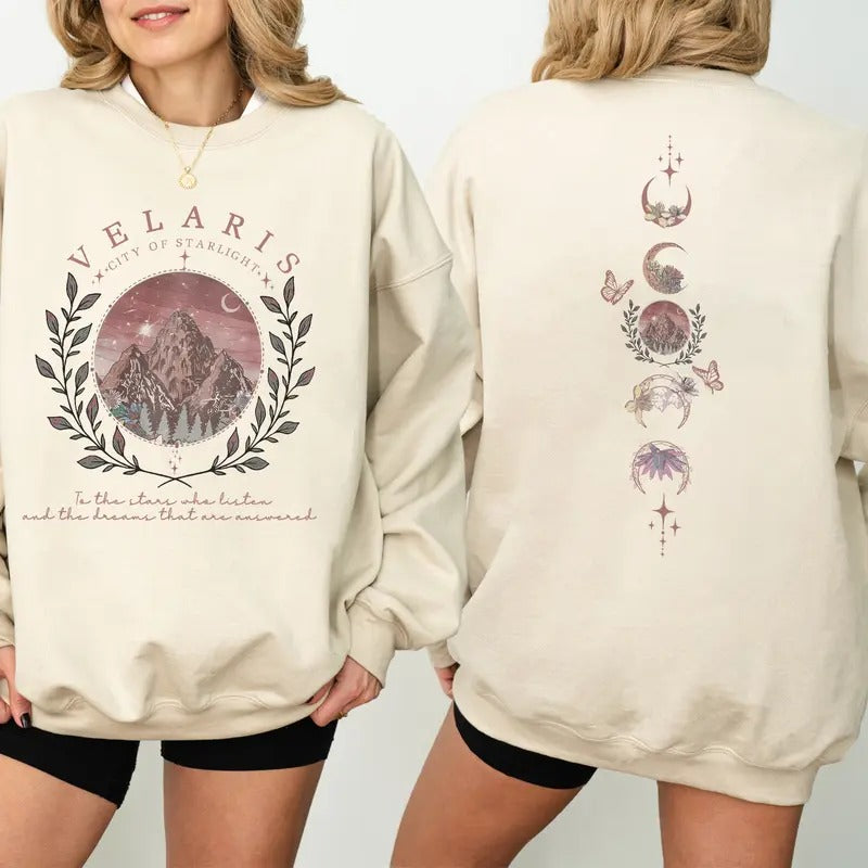 ACOTAR Velaris, City of Starlight Sweatshirt, A Court of Thorns and Roses, Bookish Shirt, Book Lover Gift, SJM Merch Hoodie