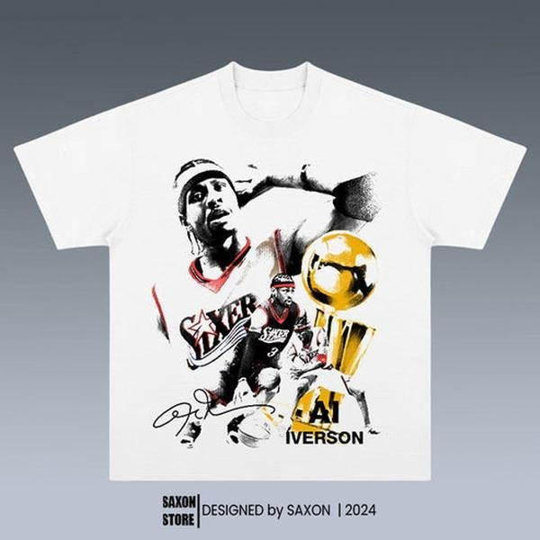 AI-ALLEN IVERSON GRAPHIC TEE | VINTAGE GRAPHIC T-SHIRT SWEATSHIRT HOODIE | SPORT TEE | GIFT FOR FAN | HypeCrazeTee.com