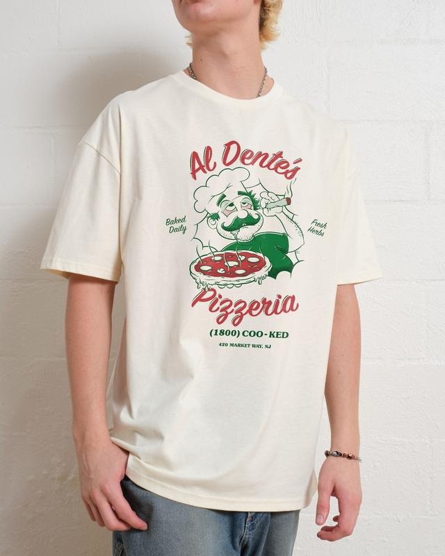 AL DENTE'S PIZZERIA T-SHIRT, Men Summer Fashion Cotton, Cotton Menswear, S to 3XL Soft Top Hoodie, Sweatshirt