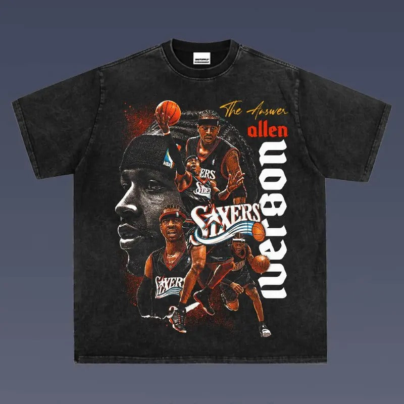 ALLEN IVERSON 5.1 Tee | Vintage Tee Graphic T-Shirt Sweatshirt Hoodie | Sport Tee - Gift For Fan | HypeCrazeTee.com