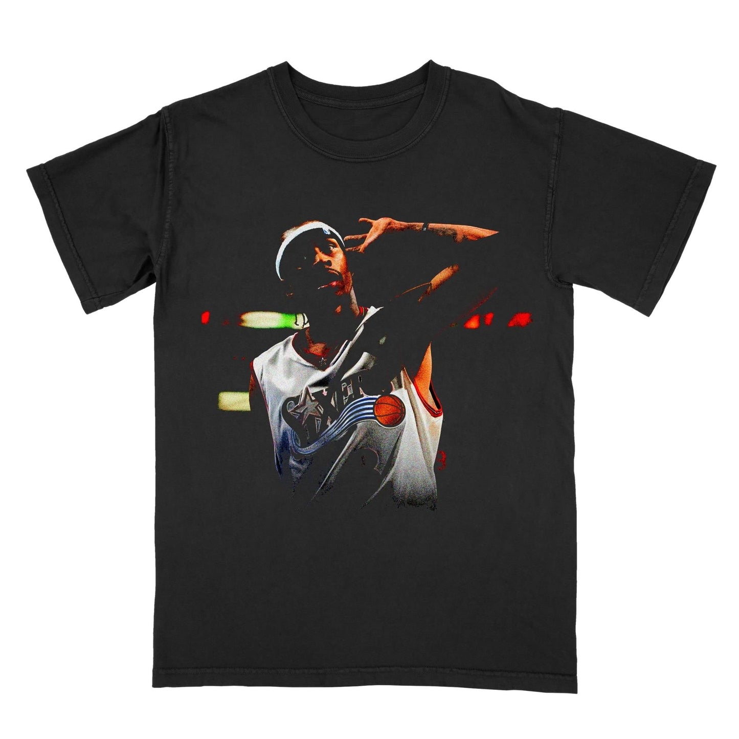 Allen Iverson The Answer Graphic Tee – NBA All-Star Retro Basketball T-Shirt, Vintage Streetwear Shirt