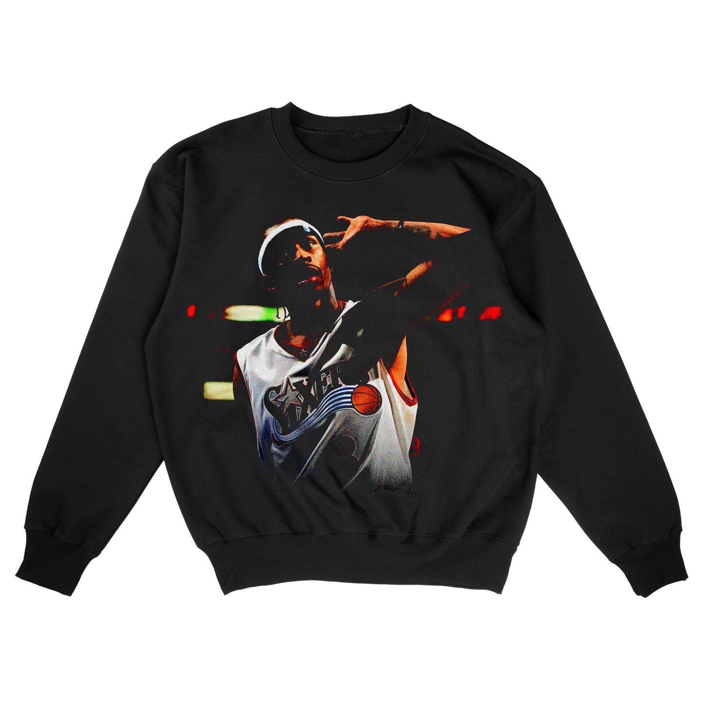 Allen Iverson The Answer Sweatshirt – NBA All-Star Retro Basketball Sweater, Vintage Streetwear Apparel