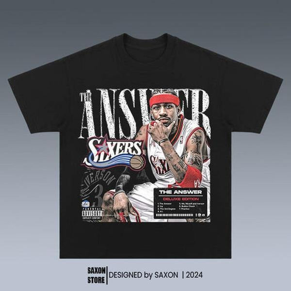 ANSWER& ALLEN IVERSON GRAPHIC TEE | VINTAGE GRAPHIC T-SHIRT SWEATSHIRT HOODIE | SPORT TEE | GIFT FOR FAN | HypeCrazeTee.com