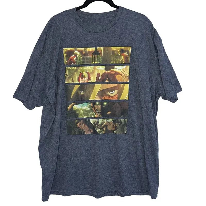 AOT Attack on Titan Graphic Short Sleeve Anime Love Shirt Hoodie, Sweatshirt | HypeCrazeTee.com