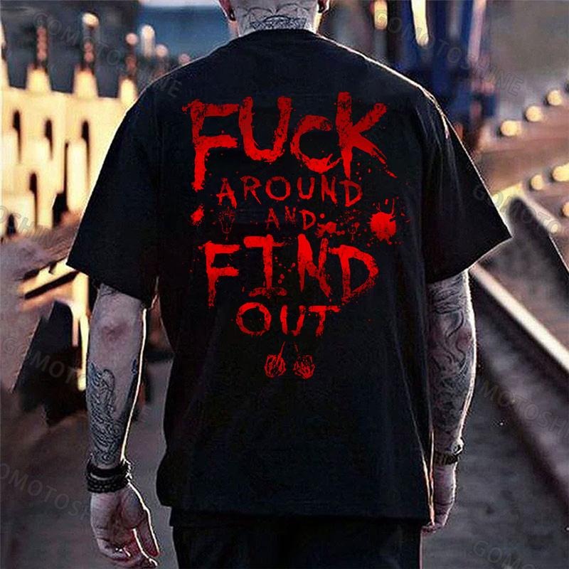 AROUND AND FIND OUT Print Men's T-Shirt Hoodie, Sweatshirt | HypeCrazeTee.com