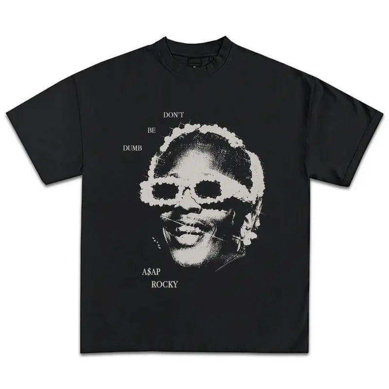 ASAP ROCKY T-Shirt 90s Vintage Rapper Graphic Tee Bootleg Rap Hip Hop Concert Merch Men Women Menswear Top Hoodie, Sweatshirt