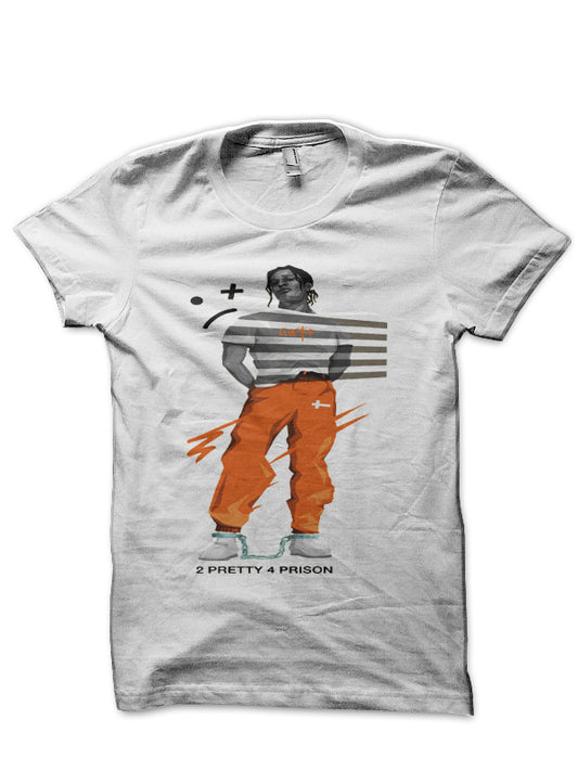 2 Pretty 4 Prison White T-Shirt