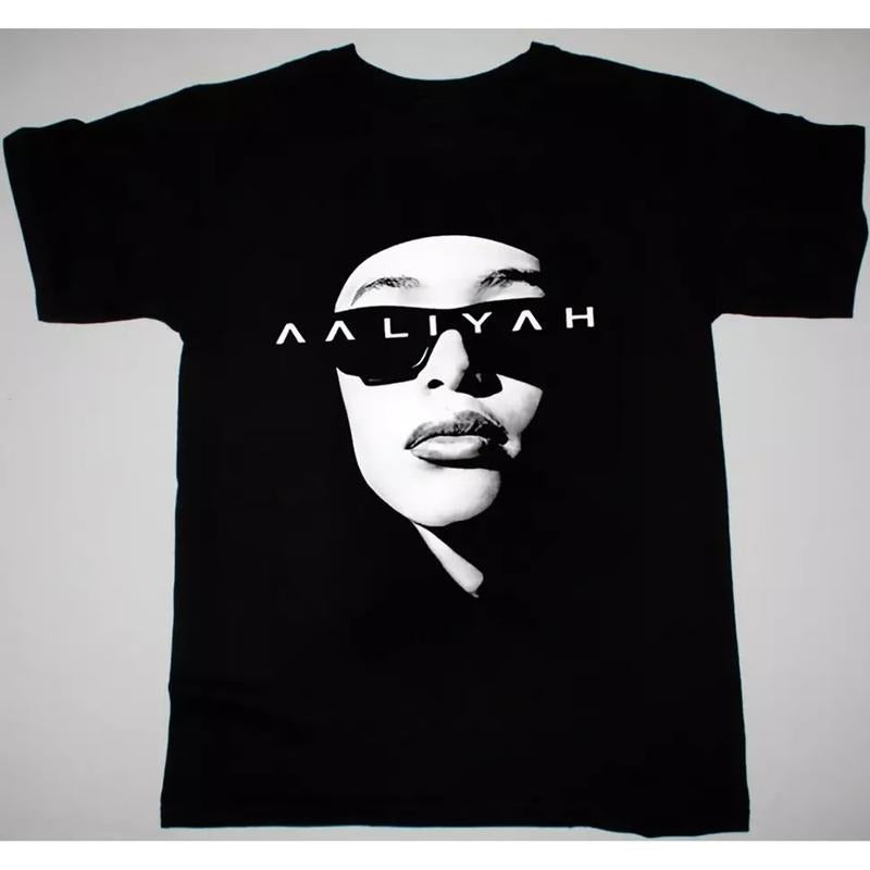Aaliyah Short Sleeve Cotton T-ShirtT-SHIRT, UNISEX SHIRT, CREWNECK Hoodie, Sweatshirt | HypeCrazeTee.com