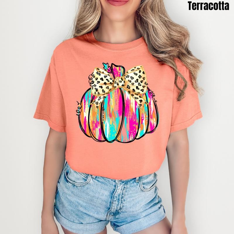 Abstract Colors Pumpkin Comfort Colors T-Shirt 'NLB' Hoodie, Sweatshirt | HypeCrazeTee.com