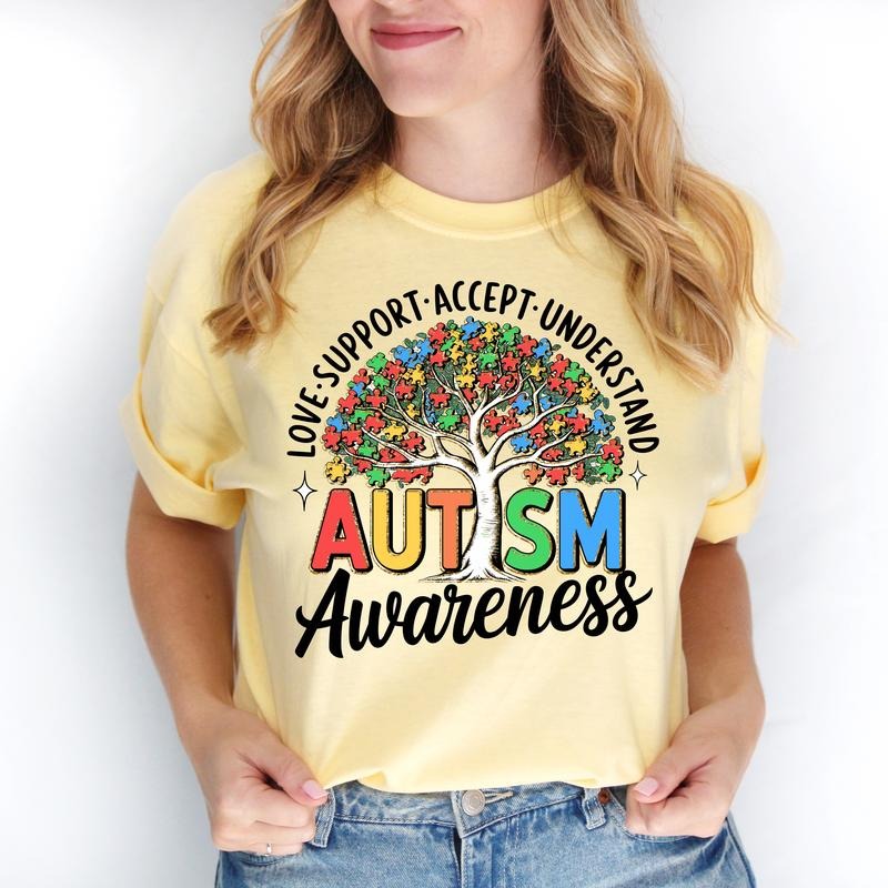 Accept Love Understand DTF Transfers - THIS IS NOT A SHIRT Hoodie, Sweatshirt | HypeCrazeTee.com
