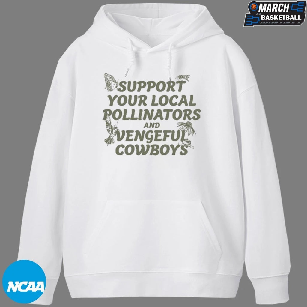 Adam Page Support Your Local Pollinators And Vengeful Cowboys T-shirts