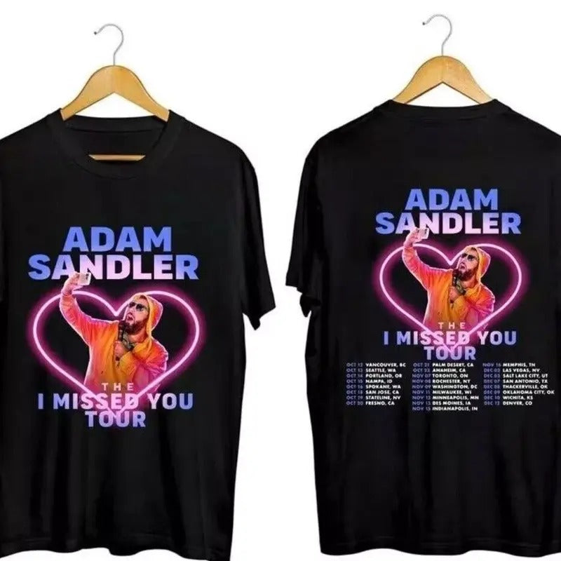 Adam Sandler The I Missed You Tour 2023 T-Shirt Hoodie, Sweatshirt | HypeCrazeTee.com