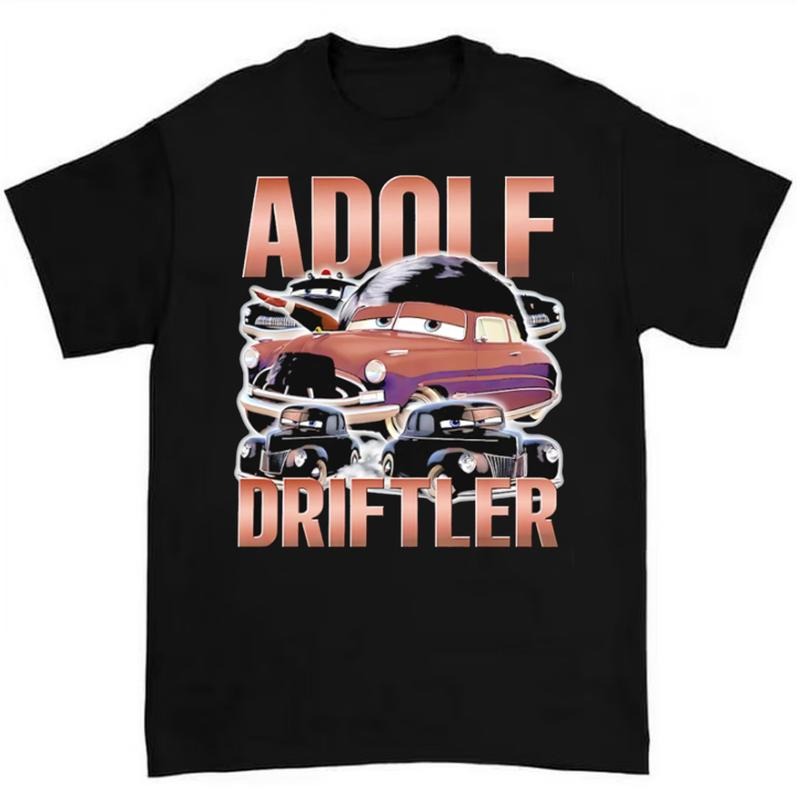 Adolf Driftler Cartoon T Shirt Bold and Quirky Design for Animation Fans Hoodie, Sweatshirt | HypeCrazeTee.com