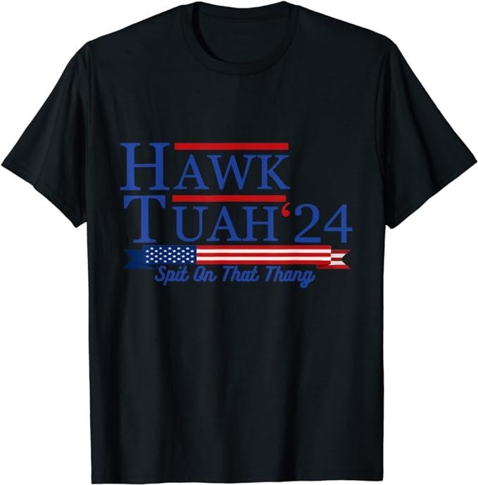 Adult Humor Shirts, Hawk Tuah 24 Spit On That Thang T-Shirt Top Classic Casual Cotton Hoodie, Sweatshirt | HypeCrazeTee.com