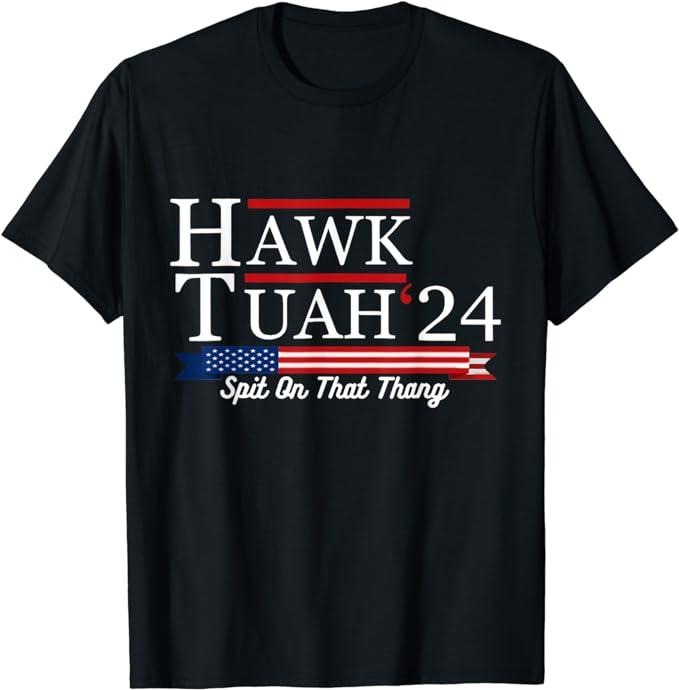 Adult Humor Shirts, Hawk Tuah 24 Spit On That Thang Top, Classic Casual Cotton Fabric Hoodie, Sweatshirt | HypeCrazeTee.com