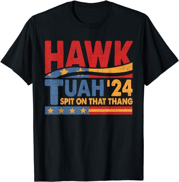 Adult Humor Shirts, Hawk Tuah 24 Spit on that Thang T-Shirt Classic Unisex Casual Cotton Hoodie, Sweatshirt