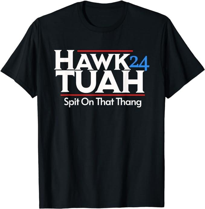 Adult Humor Shirts, Hawk Tuah Spit On That Thang T-Shirt Menswear Casual Classic Hoodie, Sweatshirt | HypeCrazeTee.com