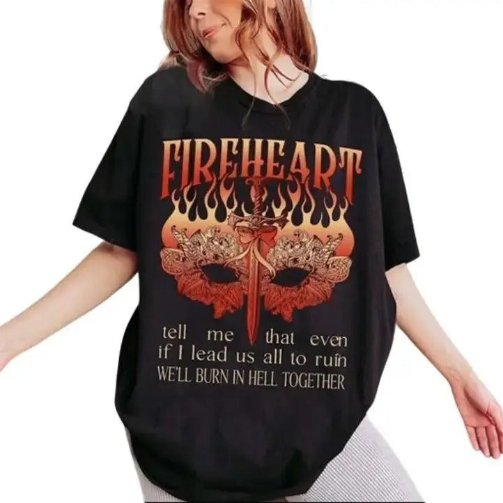 Aelin Galathynius Shirt | Fireheart Terrasen, SJM Universe Rowan Whitethorn Kingsflame The Thirteen, throne of glass book...