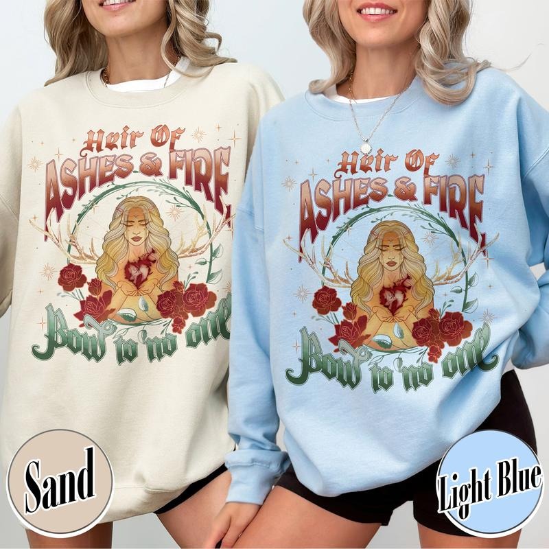 Aelin Galathynius Sweatshirts, Aelin Galathynius Shirt, Fireheart Shirt, TOG Merch Fireheart, Gift for Book Lover, Acotar...
