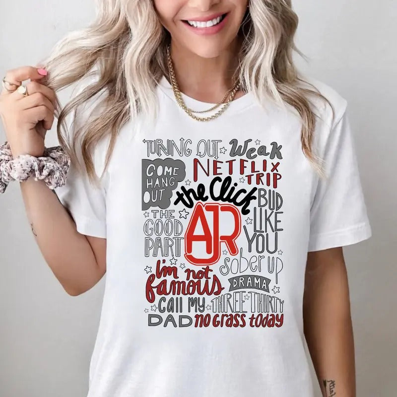 Ajr Band Album Shirt, Ajr Music Tour 2024 Shirt,Member Band Tour 2024, Ajr The Maybe Man Tour 2024 Shirt, Gift For Fan,...