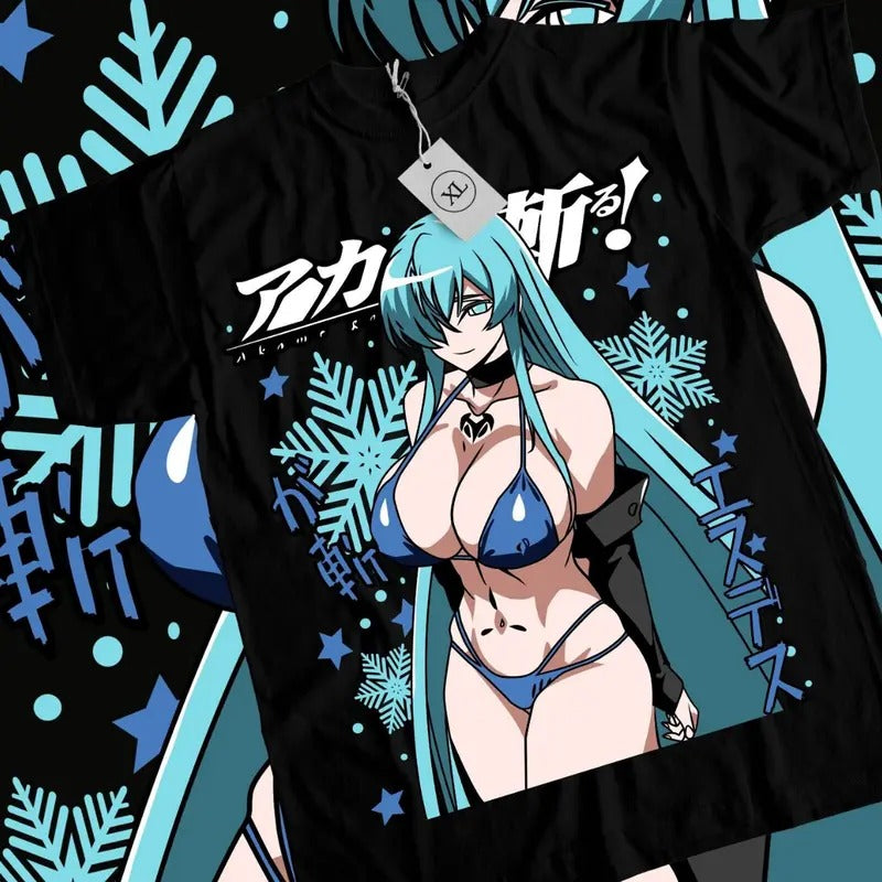 Akame Ga Kill Anime T-shirt & Sweatshirt, Esdeath Waifu Graphic Tee, Anime Manga Lover Gifts Hoodie | HypeCrazeTee.com