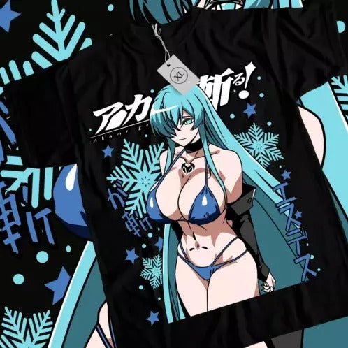 Akame Ga Kill Esdeath T-shirt Akame Ga Kill Esdeath S Waifu Anime Shirt All Size Hoodie, Sweatshirt | HypeCrazeTee.com