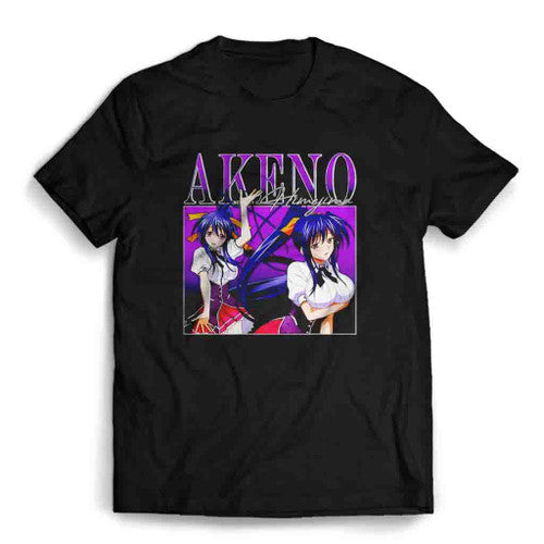 Akeno Himejima Vintage High School Dxd Mens T-Shirt Tee