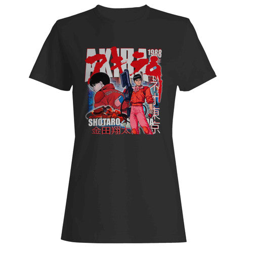Akira Shotaro Kaneda 1988 Anime Manga Women's T-Shirt Tee
